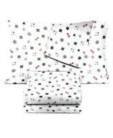 Saturday Park Gamer 100% Organic Cotton Queen Sheet Set