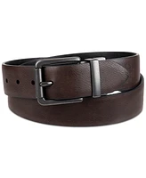 Levi's Men's Plaque Buckle Reversible Stretch Belt
