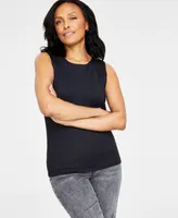 I.n.c. International Concepts Women's Crewneck Layering Tank Top, Created for Macy's