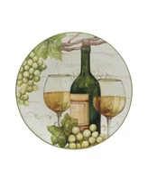 Certified International Meadow Brook Vineyard Set of 4 Salad Plate 8.5"