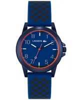 Lacoste Kids Rider and Checkered Print Silicone Strap Watch 36mm