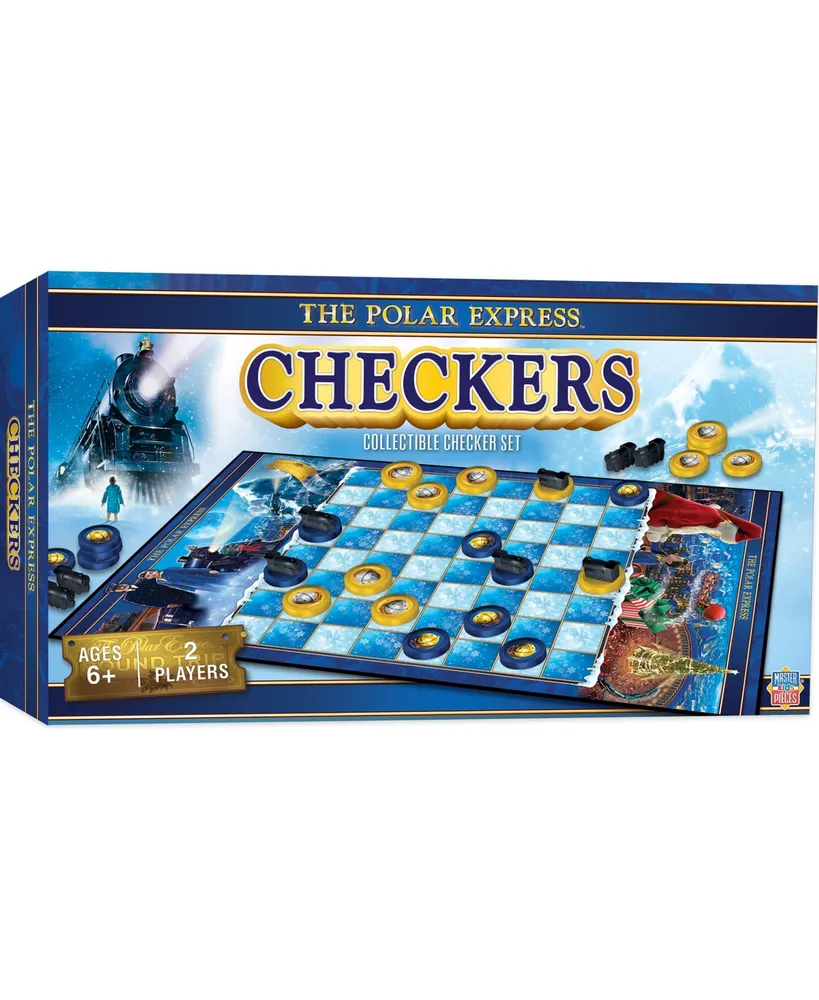 The Polar Express Checkers Board Game