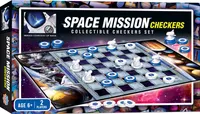Masterpieces Officially licensed Nasa Checkers Board Game for Kids