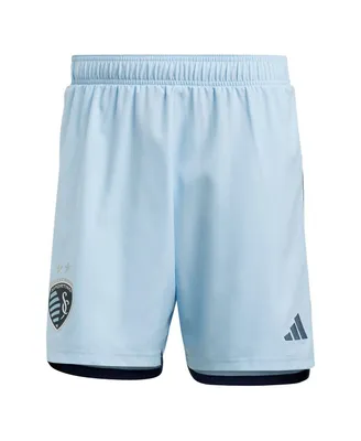 Men's adidas Light Blue Sporting Kansas City 2023 Home Aeroready Authentic Shorts