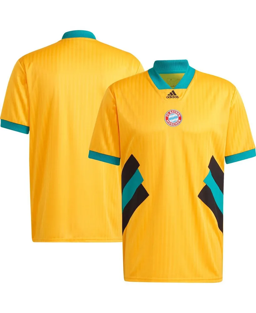 Men's adidas Yellow Bayern Munich Football Icon Jersey