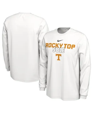 Men's Nike White Tennessee Volunteers On Court Long Sleeve T-shirt