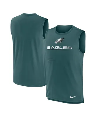 Michael Vick Philadelphia Eagles Mitchell & Ness Retired Player Graphic  Tank Top - Black/Midnight Green