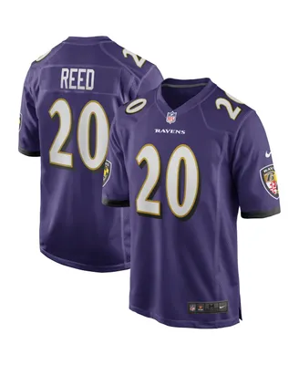 Men's Nike Ed Reed Purple Baltimore Ravens Game Retired Player Jersey