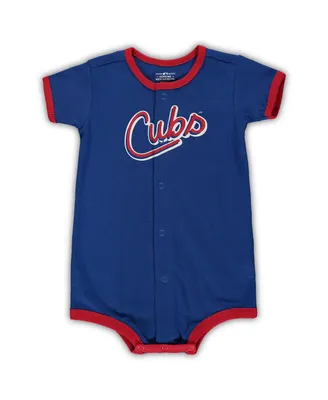 Infant Boys and Girls Royal Chicago Cubs Power Hitter Romper
