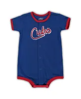 Infant Boys and Girls Royal Chicago Cubs Power Hitter Romper