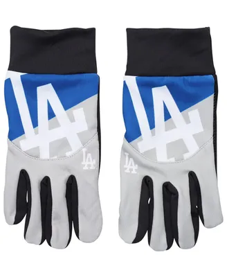 Women's Foco Los Angeles Dodgers Cropped Logo Texting Gloves