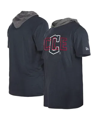 Men's New Era Navy Cleveland Guardians Team Hoodie T-shirt
