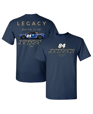 Men's Legacy Motor Club Team Collection Navy Jimmie Johnson 2023 #84 Carvana T-shirt