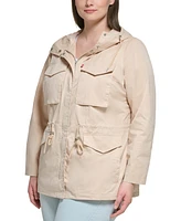 Levi's Plus Size Zip-Front Long-Sleeve Hooded Jacket