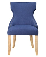 Allia Tufted Wingback Side Chair 2 Piece Set