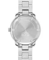 Movado Women's Bold Verso Swiss Quartz -Tone Stainless Steel Watch 38mm