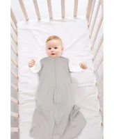 Baby Wearable Blanket, Cotton Sleep Sacks for 6-12 Months, 2 Pack Unisex Sleeping Bag Sack, Medium Size
