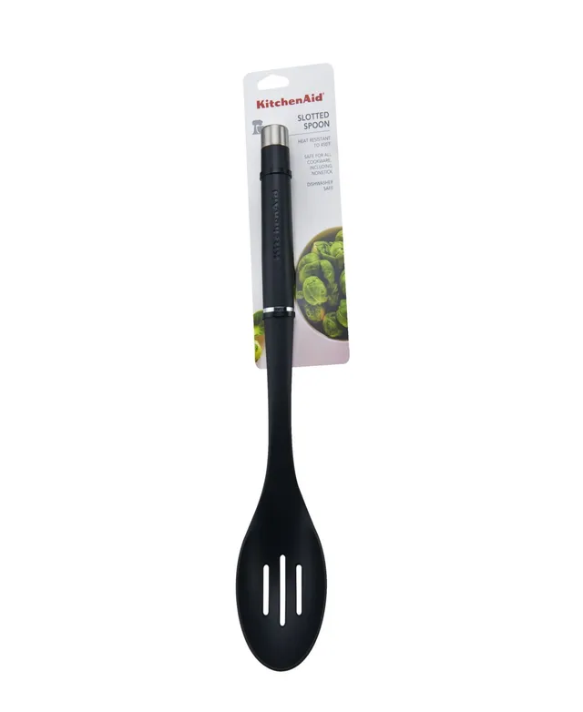 KitchenAid Gourmet Nylon Ladle, One Size, Black