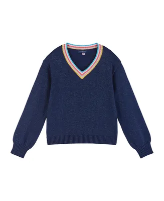 Child Girls Lurex Sweater