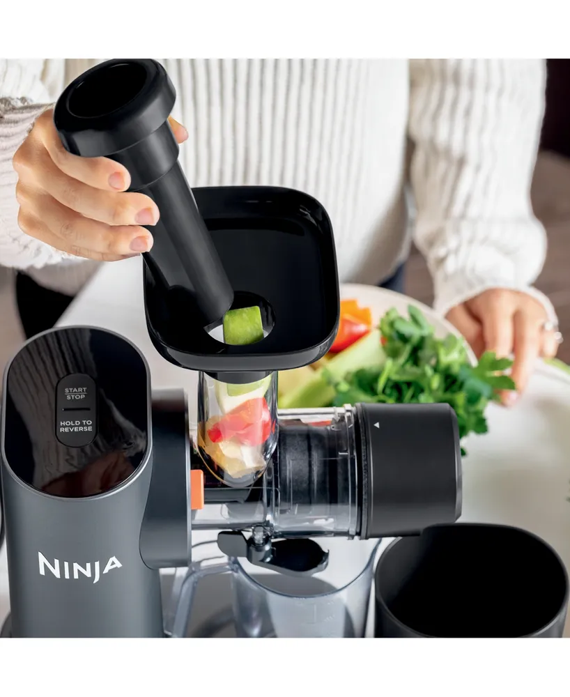 Ninja NeverClog Cold Press Juicer, Powerful Slow Juicer, Total Pulp Control, Easy to Clean, Compact - JC151