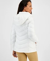 Charter Club Women's Packable Hooded Puffer Coat, Created for Macy's