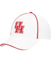 Men's Colosseum White Houston Cougars Take Your Time Snapback Hat