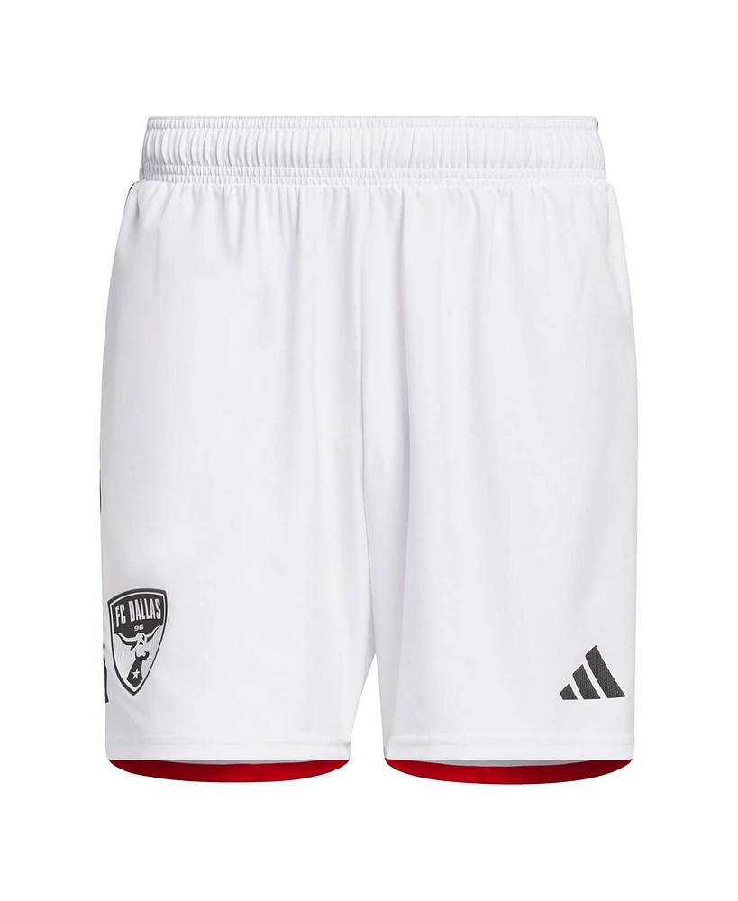 Men's adidas White Fc Dallas 2023 Away Aeroready Authentic Shorts