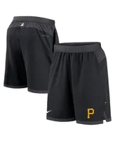 Men's Nike Black Pittsburgh Pirates Authentic Collection Flex Vent Performance Shorts