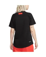 Women's Nike Black Portland Thorns Fc Travel T-shirt