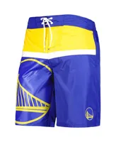 Men's G-iii Sports by Carl Banks Royal Golden State Warriors Sea Wind Swim Trunks