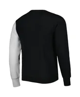 Men's Nike Black, Heather Gray Dallas Mavericks Courtside Versus Force & Flight Pullover Sweatshirt