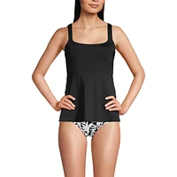 Lands' End Women's Long Flutter Tankini Top