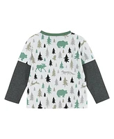 Andy & Evan Toddler Boys Toddler/Child Long Sleeve Forest Tee