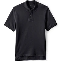 Lands' End Men's School Uniform Short Sleeve Mesh Polo Shirt