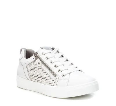 Women's Lace-Up Sneakers White