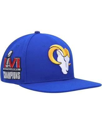 Men's Pro Standard Royal Los Angeles Rams Super Bowl Lvi Champs Snapback Hat