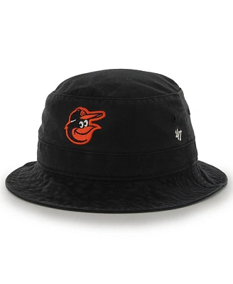 Men's '47 Brand Black Baltimore Orioles Primary Bucket Hat