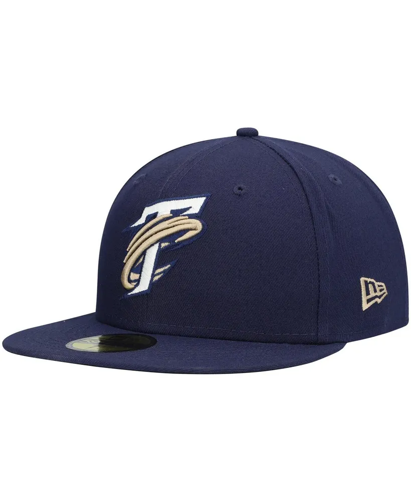 Men's New Era Navy Tri-City Dust Devils Authentic Collection Team Home 59FIFTY Fitted Hat
