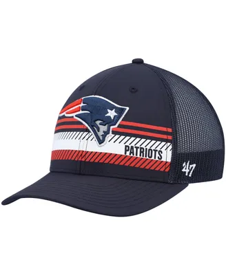Men's '47 Brand Navy New England Patriots Cumberland Trucker Snapback Hat