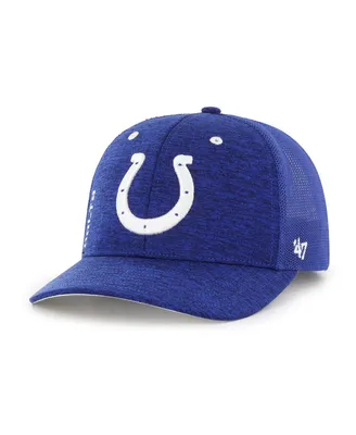 Men's '47 Brand Royal Indianapolis Colts Pixelation Trophy Flex Hat