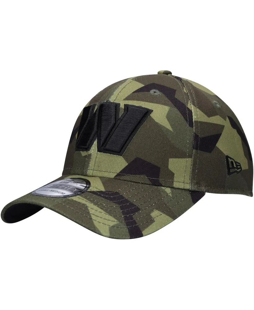 Men's New Era Camo Washington Commanders Mutated 39THIRTY Flex Hat