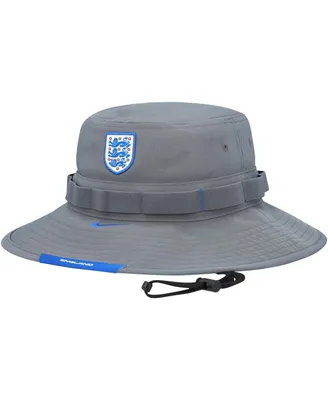 Men's Nike Gray England National Team Boonie Tri-Blend Performance Bucket Hat