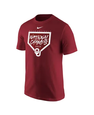 Men's Nike Crimson Oklahoma Sooners 2022 Ncaa Softball Women's College World Series Champions T-shirt