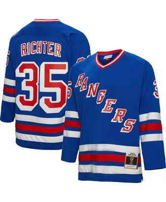 Men's Mitchell & Ness Mike Richter Blue New York Rangers 1993 Line Player Jersey