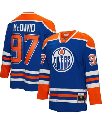 Men's Mitchell & Ness Connor McDavid Blue Edmonton Oilers 2015 Line Player Jersey