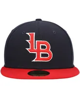 Men's New Era Navy Louisville Bats Authentic Collection Team Alternate 59FIFTY Fitted Hat