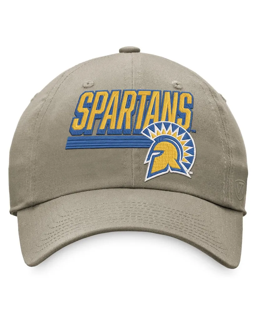 Men's Top of the World Khaki San Jose State Spartans Slice Adjustable Hat