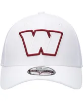 Men's New Era White Washington Commanders Team Out 39THIRTY Flex Hat