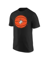 Men's Nike Black Oklahoma State Cowboys Basketball Logo T-shirt