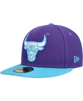 Men's New Era Purple Chicago Bulls Vice 59FIFTY Fitted Hat